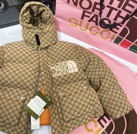 how much is north face gucci jacket|north face Gucci hat price.